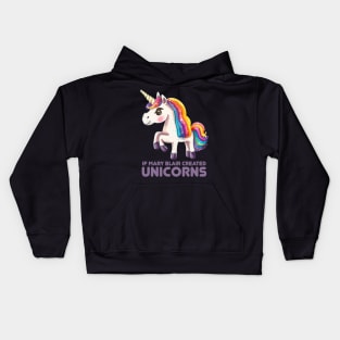 If Mary Blair Created Unicorns Kids Hoodie